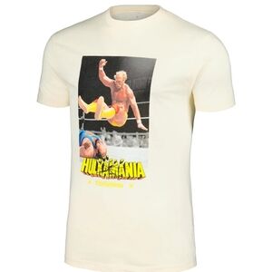 WWE Cream Hulkamania Short Sleeve Tee